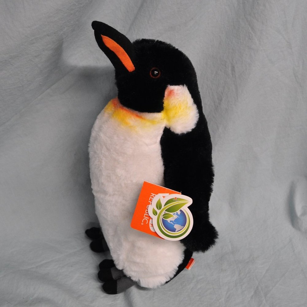 SALE* Wild Republic Emperor Penguin stuffed animal plush NWT (120w)